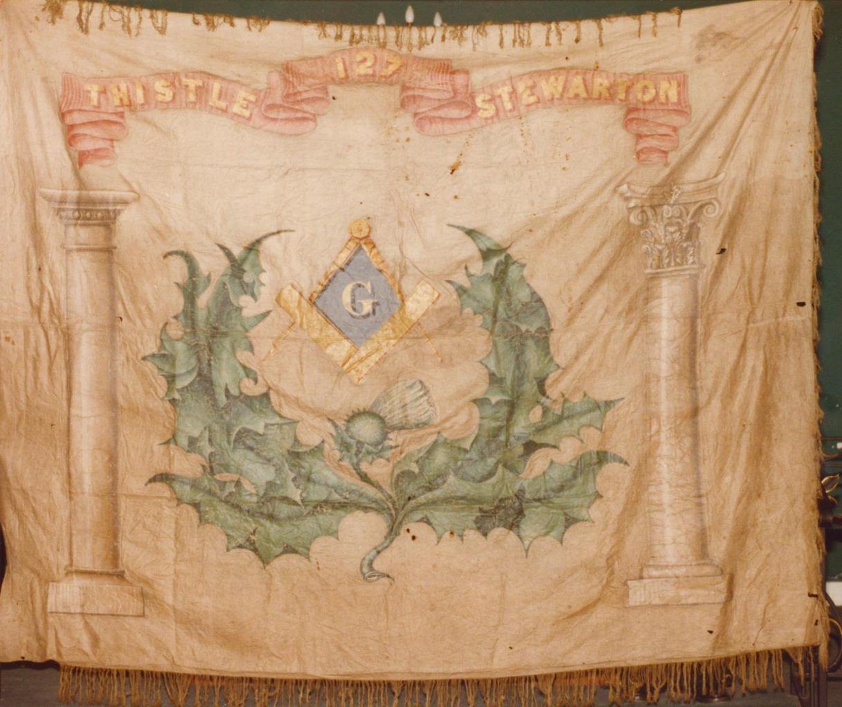 The Lodge Thistle 127 banner