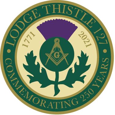 Lodge Thistle 127 250th anniversary medal