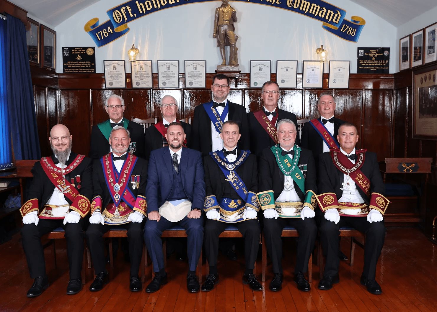 The five Masters at Tarbolton
